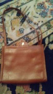 Vintage Block 60' All Leather Shoulder Bag
